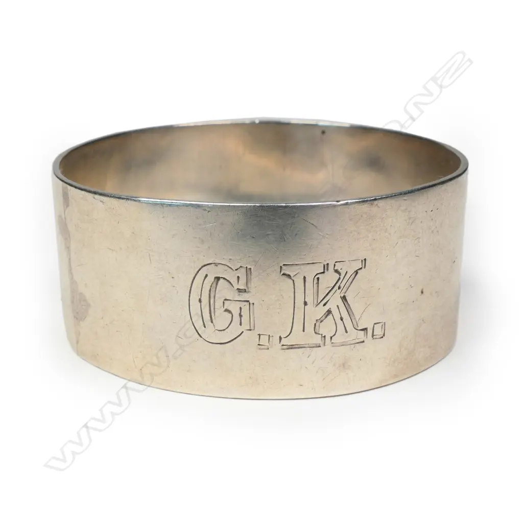 David Dawson (Dawson) silver napkin ring, Image 1++